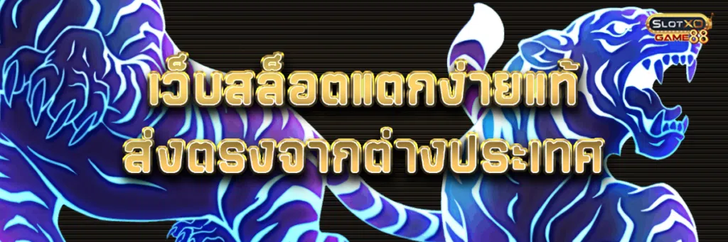 เว็บสล็อต แตกง่ายแท้ส่งตรงจากต่างประเทศ